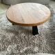Oak Coffee table tree legs , 1970 Midcentury