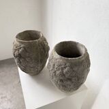 Pair of cement planters, 1900