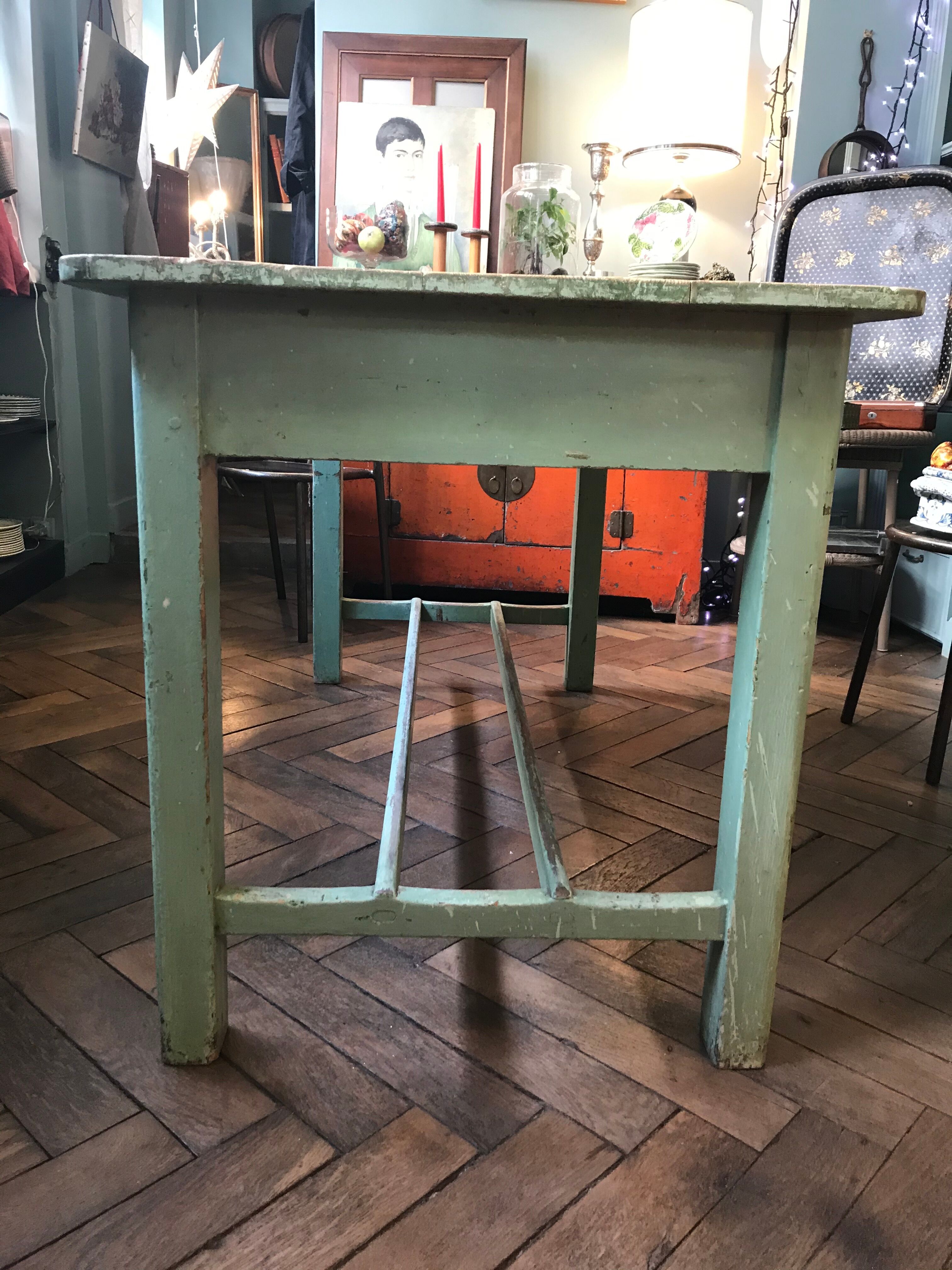 Wooden dining table