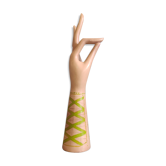 Vintage plaster fig hand