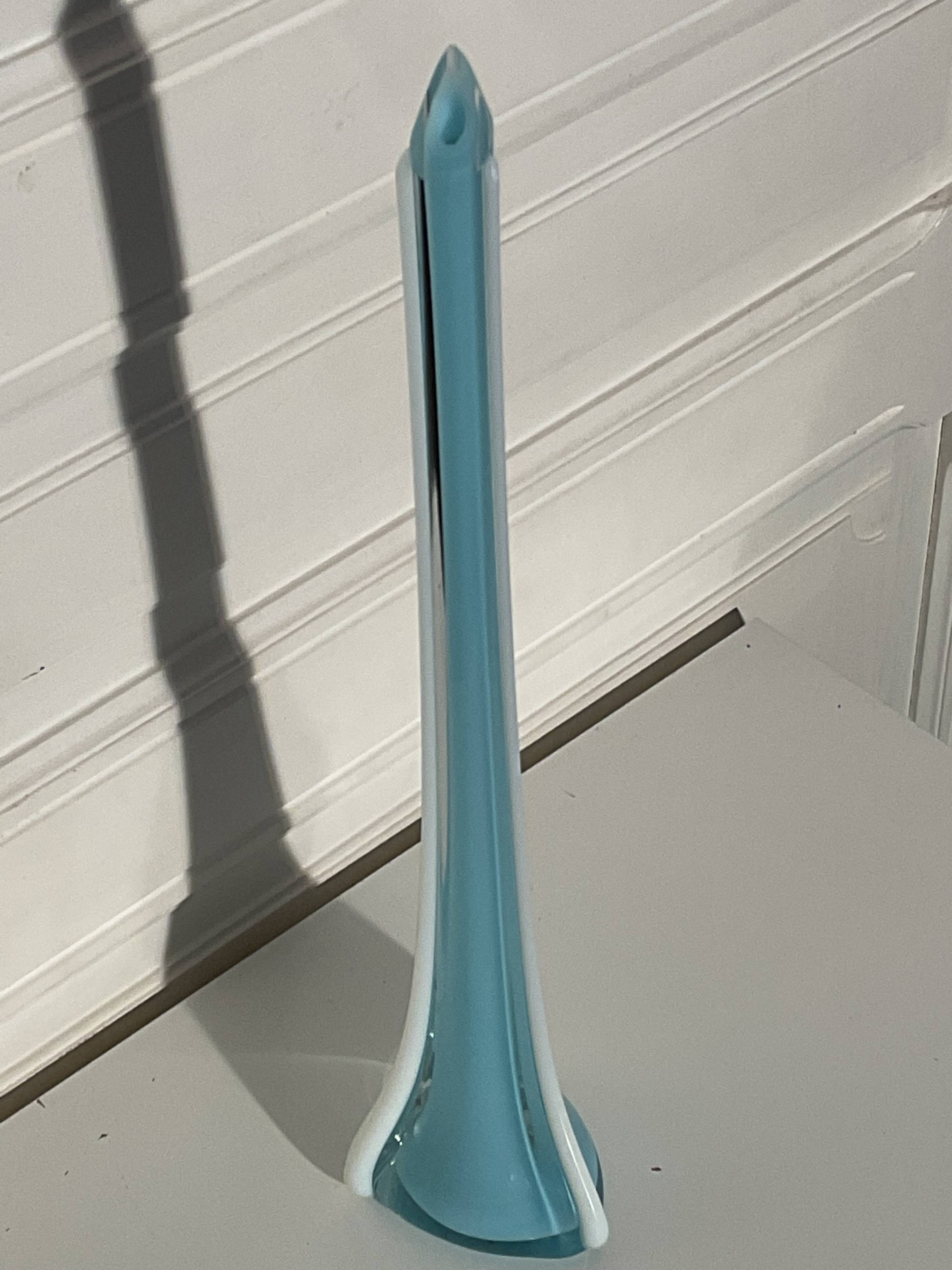 Large vintage Murano vase solitiflore