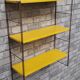 Etagere vintage string  jaune  49x60     ,plateau 48.5x16