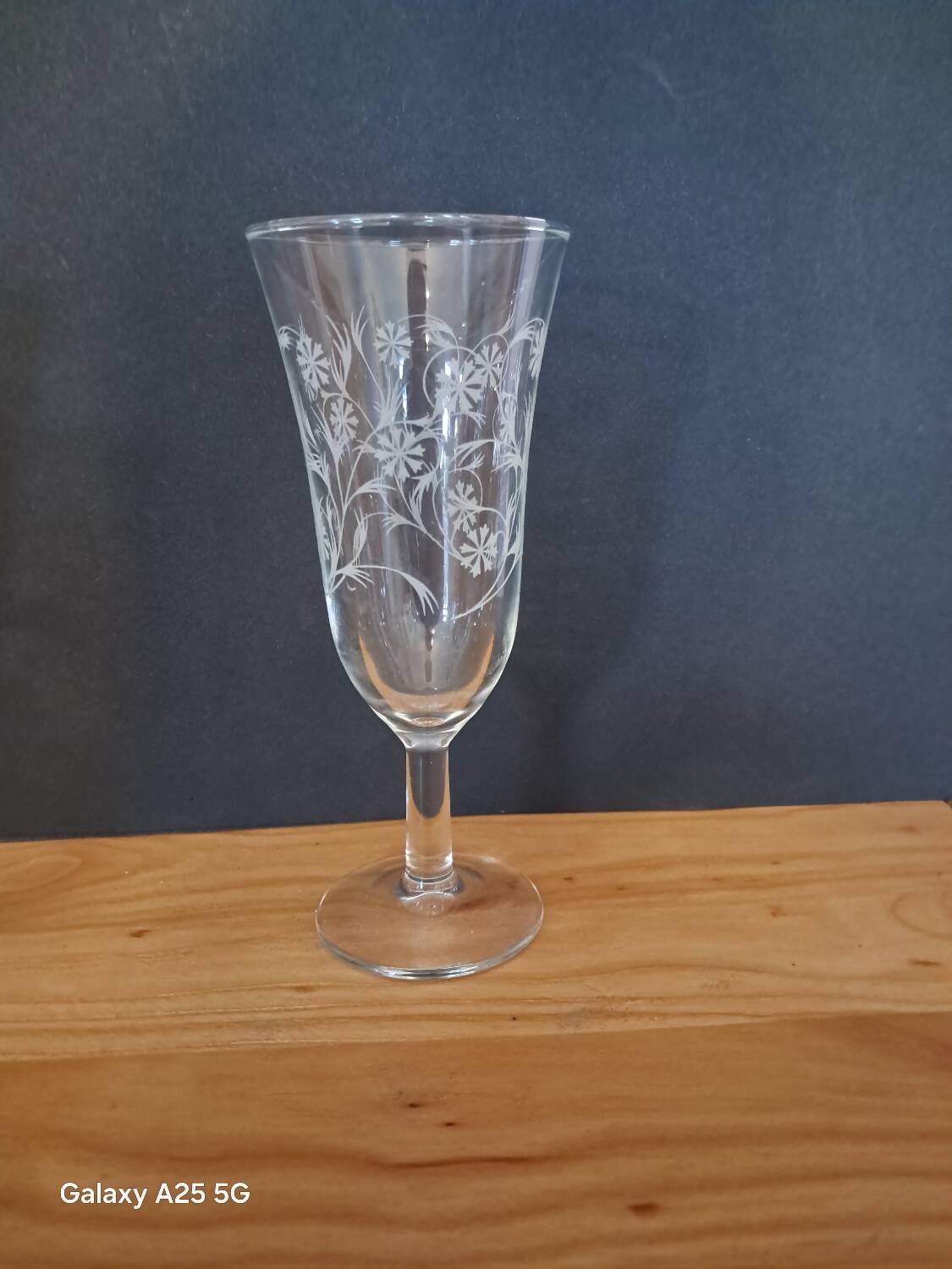 4 Enghien Luminarc champagne flutes from the 50s