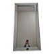 Vintage Venetian style mirror, to stand, 124 x 63 cm