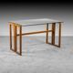 dining table in 70s vintage modern wood