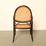 Viennese chair from the 1930s in wicker
