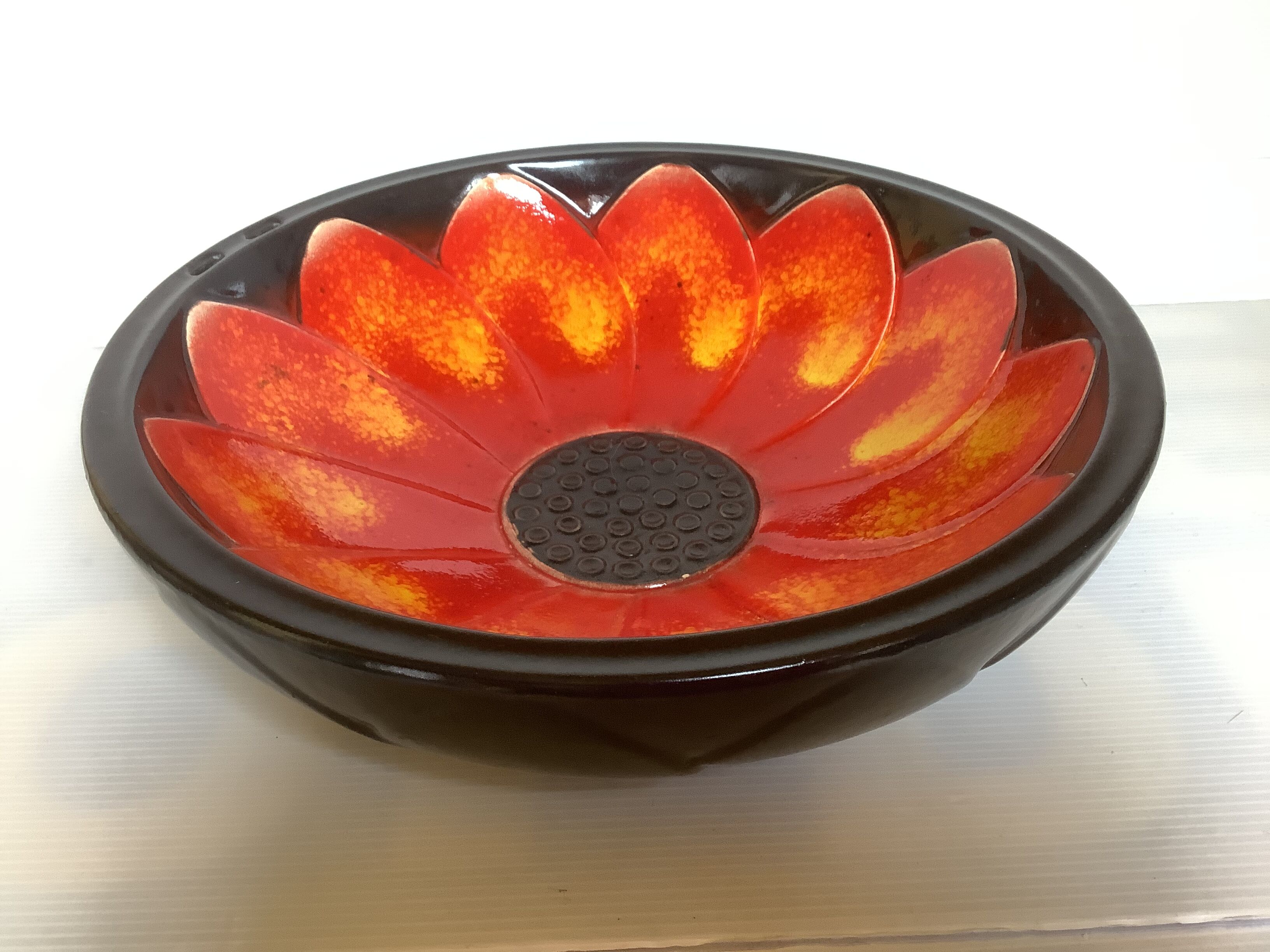 Ceramic cut dish bay keramik W Germany