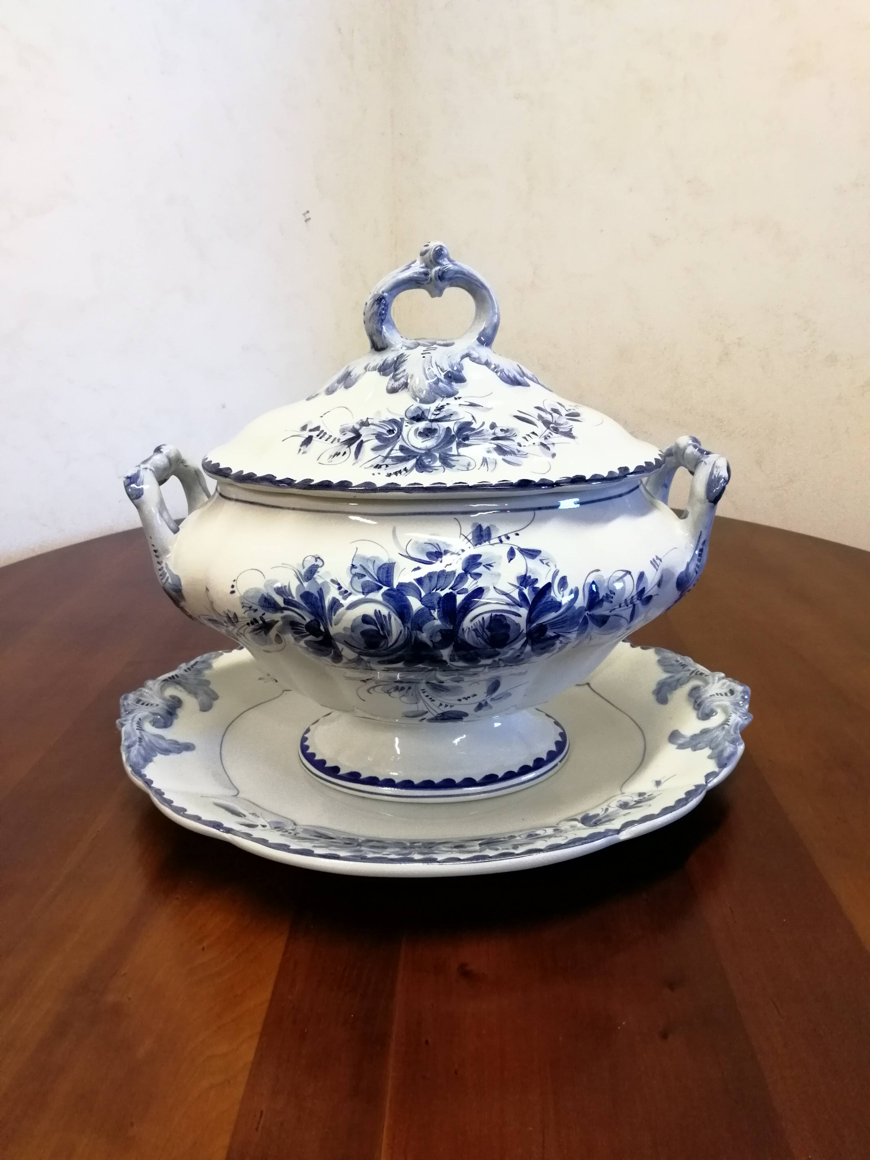 Ghibaudo Brouchier earthenware soup tureen