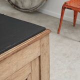 Small antique buffet from the end of the 19th century restored in solid oak