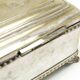 Eclectic sugar bowl, silver-plated brass, Bracia Buch, Poland, early 20th century