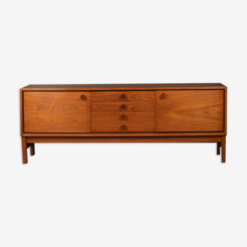 Retro teak 1960s danish style long sideboard