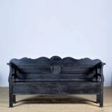 Banc ancien en pin, années 1900
