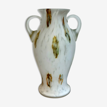 XL glass paste vase