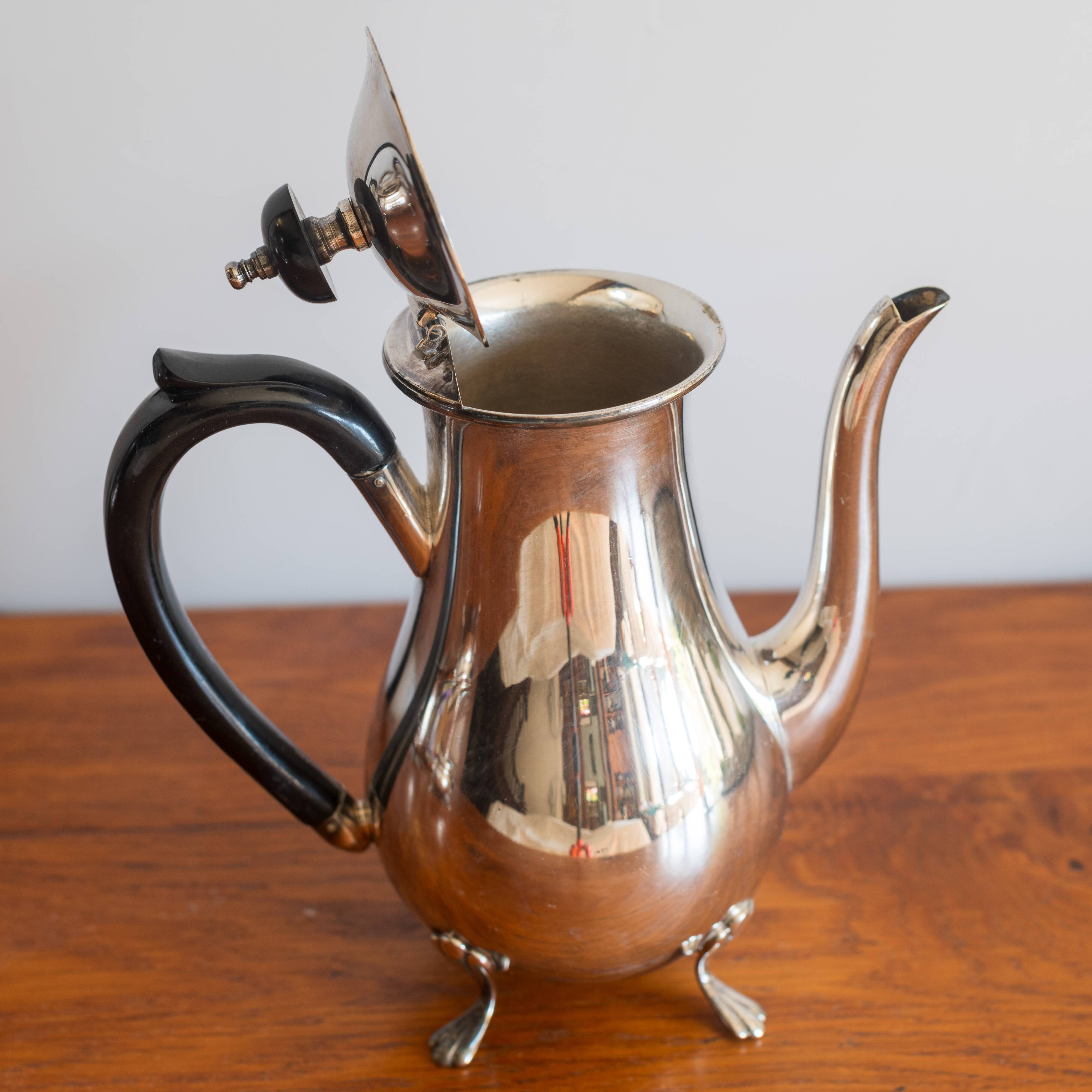 English Yeoman Plate silver plated tea and coffee service probably 1950s