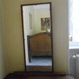 Art deco boat dressing table with large mirror 1940s