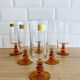 6 Luminarc champagne flutes