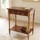 Table d'appoint ancienne console vintage antique marquetée