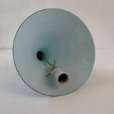 Antique vintage blue opaline chandelier