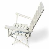 Vintage wood and metal garden furniture. Beautiful quality.