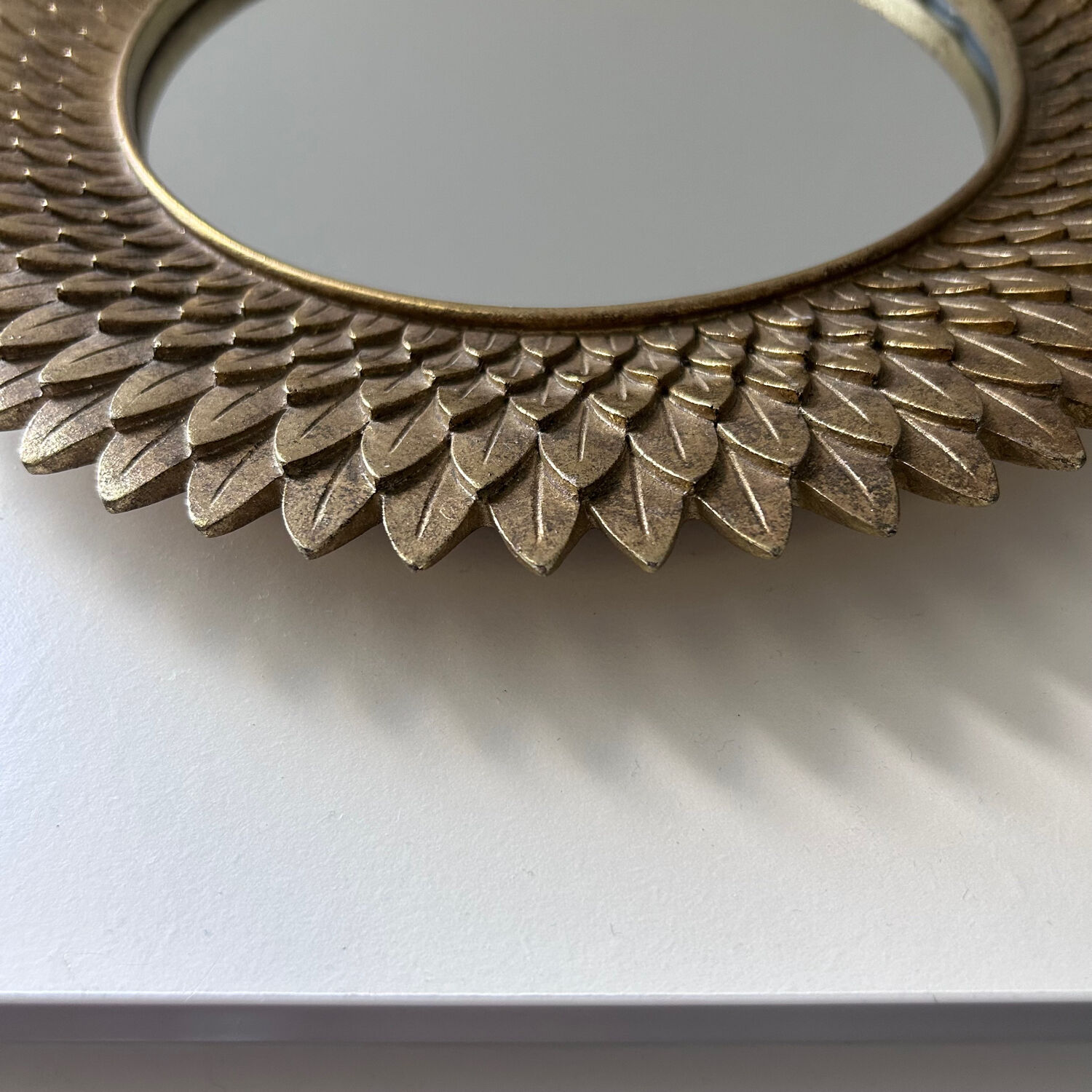 Golden sun mirror