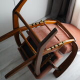 Reclining vintage armchair