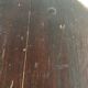 Tabouret tripode bois style Courchevel brutaliste