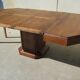 Table octogonale ouvrante art déco 14 convives