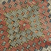 Burgundy & Green Turkish Vintage Kilim Rug
