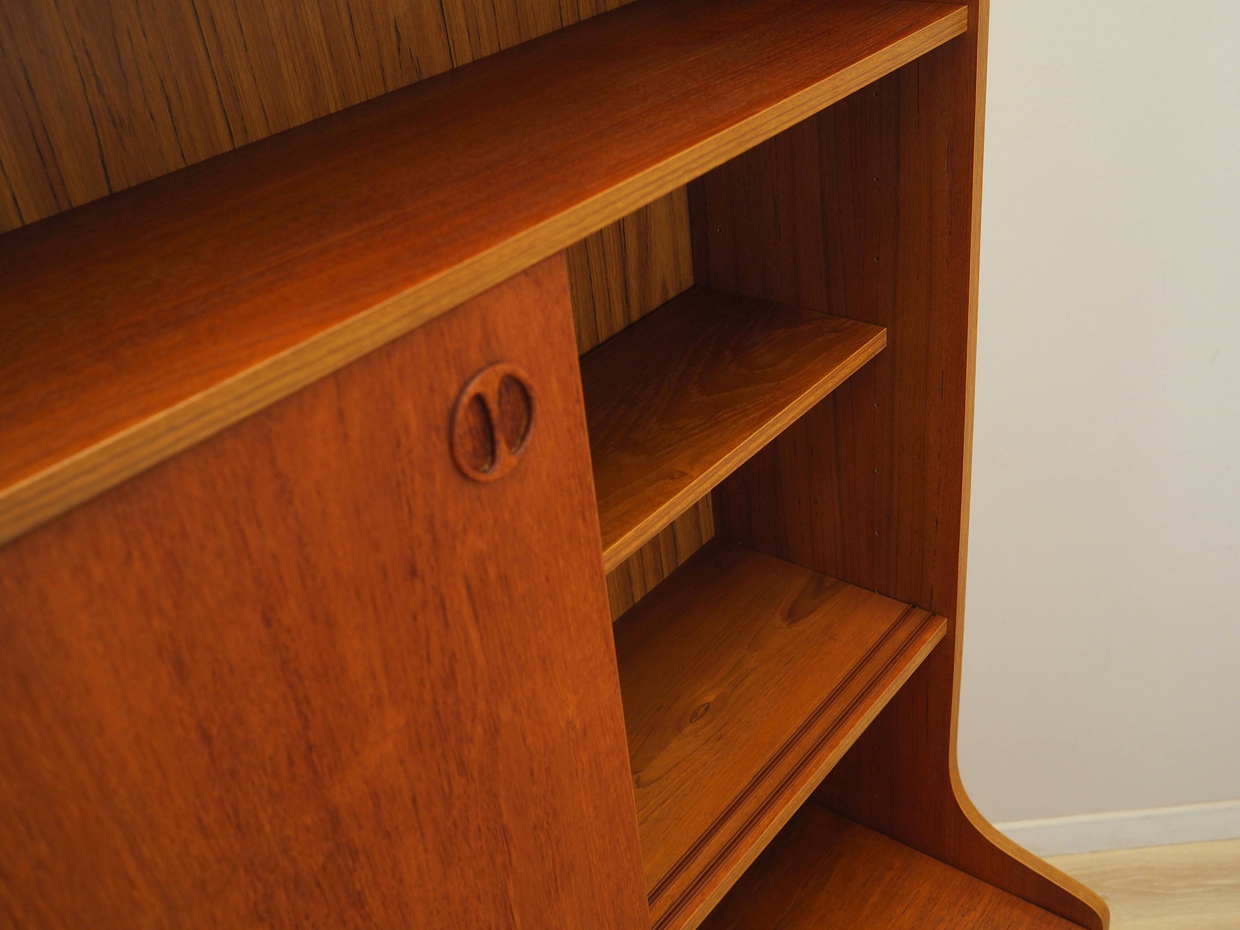 Teak bookcase, Danish design, 1960s, production: Denmark