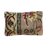 Vintage turkish rug cushion cover, 30 x 50 cm