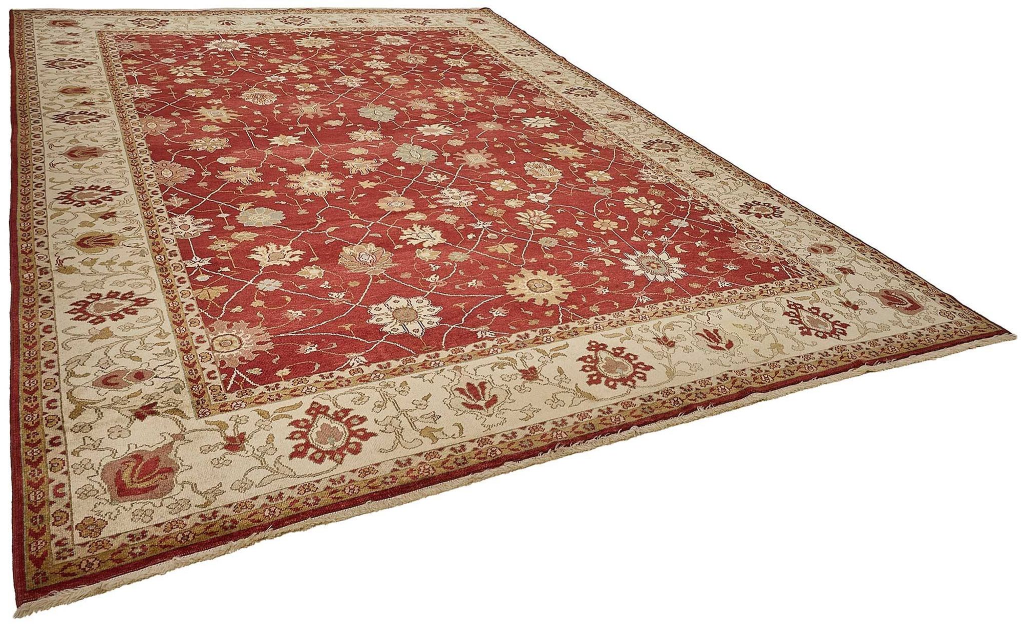 Turkish Handknotted Wool Oushak Rug 310 cm x 415 cm