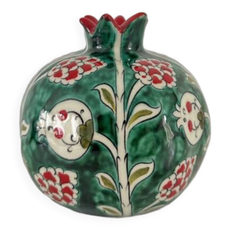 Large ceramic candle holder