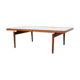 Table Basse Sculptée Mid-Century en Métal par Heinz Lilienthal