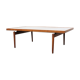 Mid-Century Sculpted Metal Coffee Table by Heinz Lilienthal