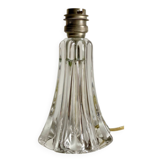 Art deco crystal star lamp base