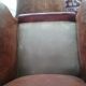 Leather armchair from the 1950s