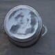 Bucket a champagne metal argente art deco