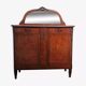 Art Deco walnut burl buffet