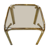 Side table smoked glass
