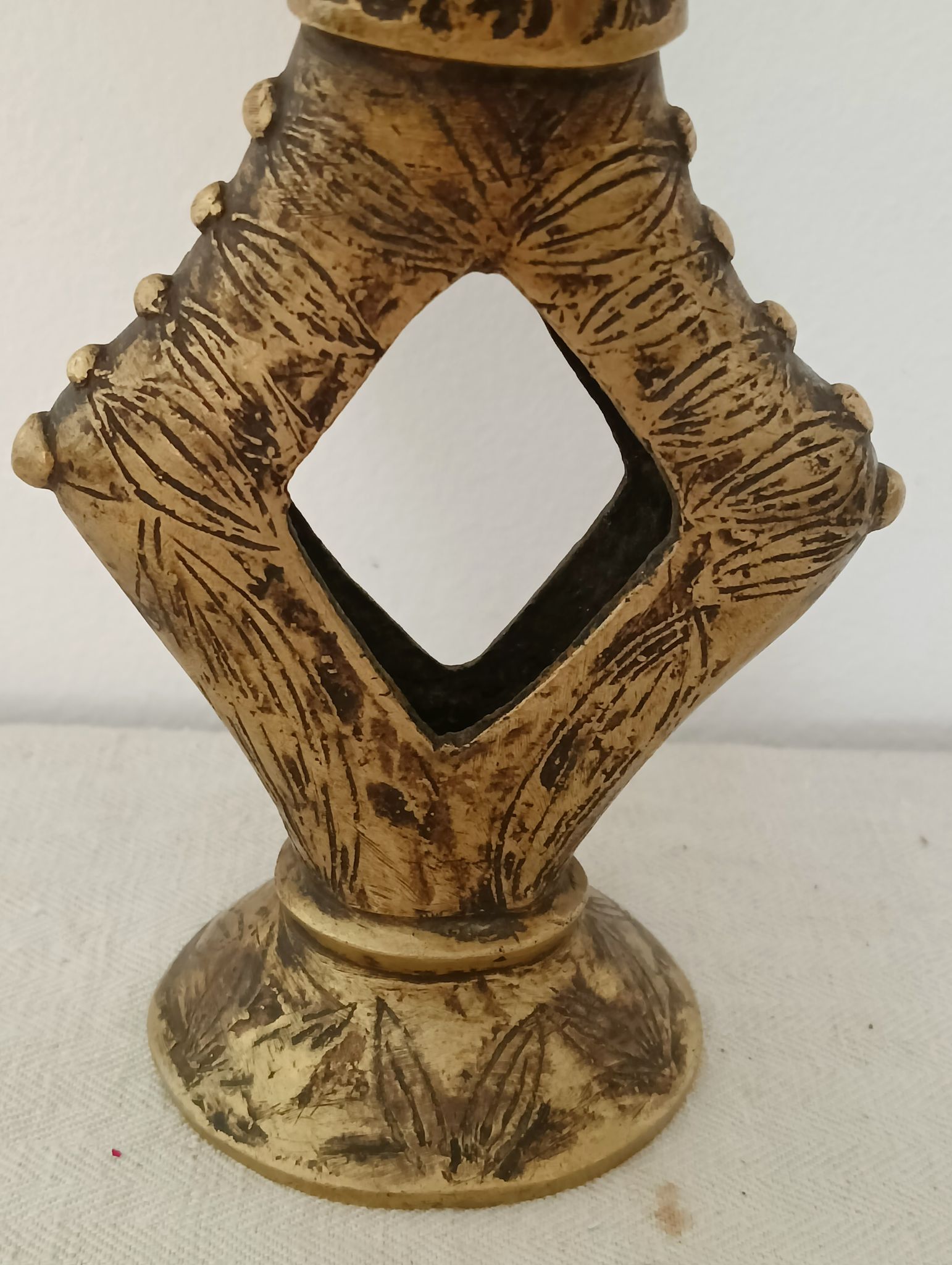 Bronze Statue - Kota Reliquary of Gabon: African. Art - Ethnicity