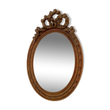 Louis XVI style oval knot mirror
