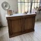 Oak and marble counter 1950