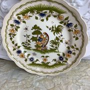 Assiette ancienne décorative Moustiers France