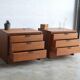 Bedside tables or small Scandinavian chest of drawers 61cm