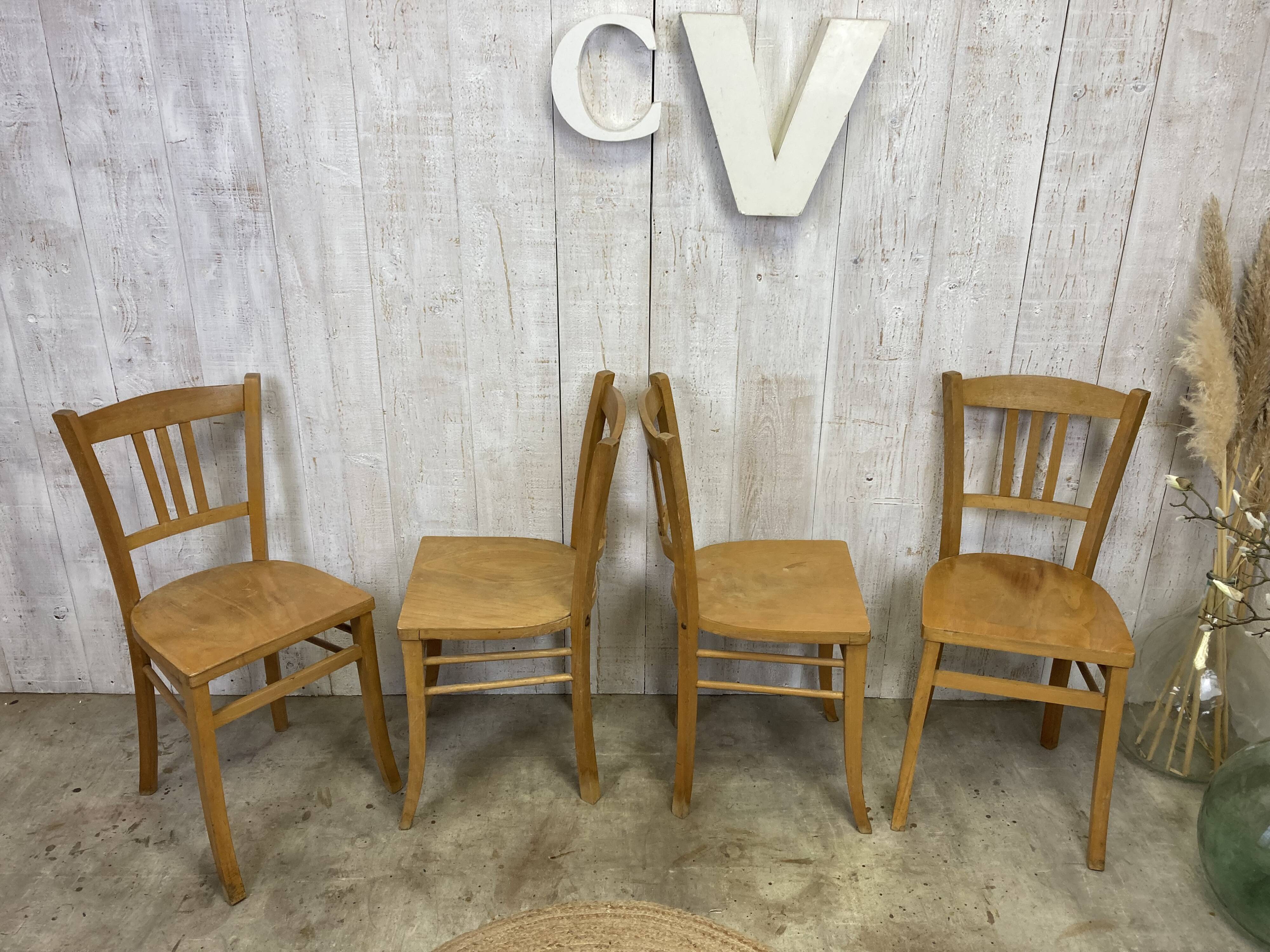Set of 4 bistro chairs