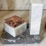 Pair of marble bookends