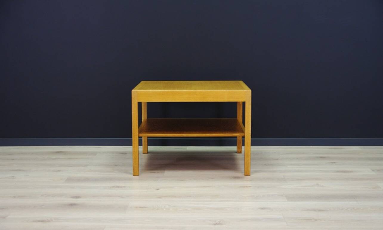 Ash coffee table, Danish design, 1960s, designer: Hans J. Wagner, manufactu