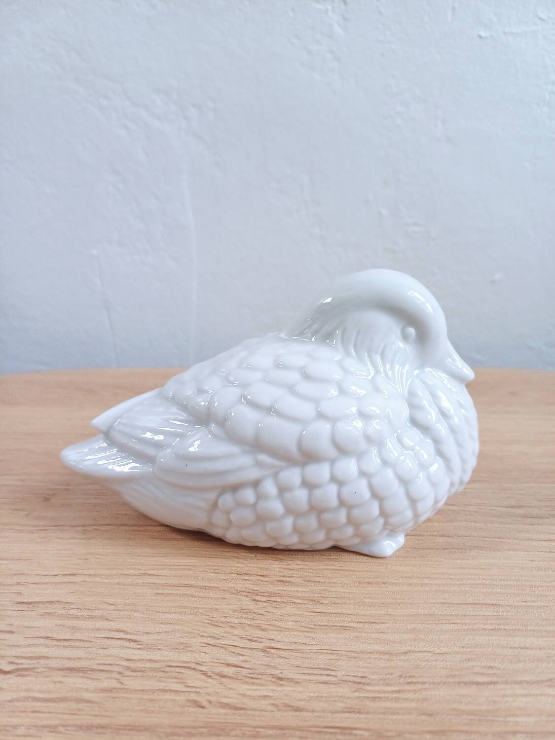 Pair of porcelain mandarin ducks John Jenkins