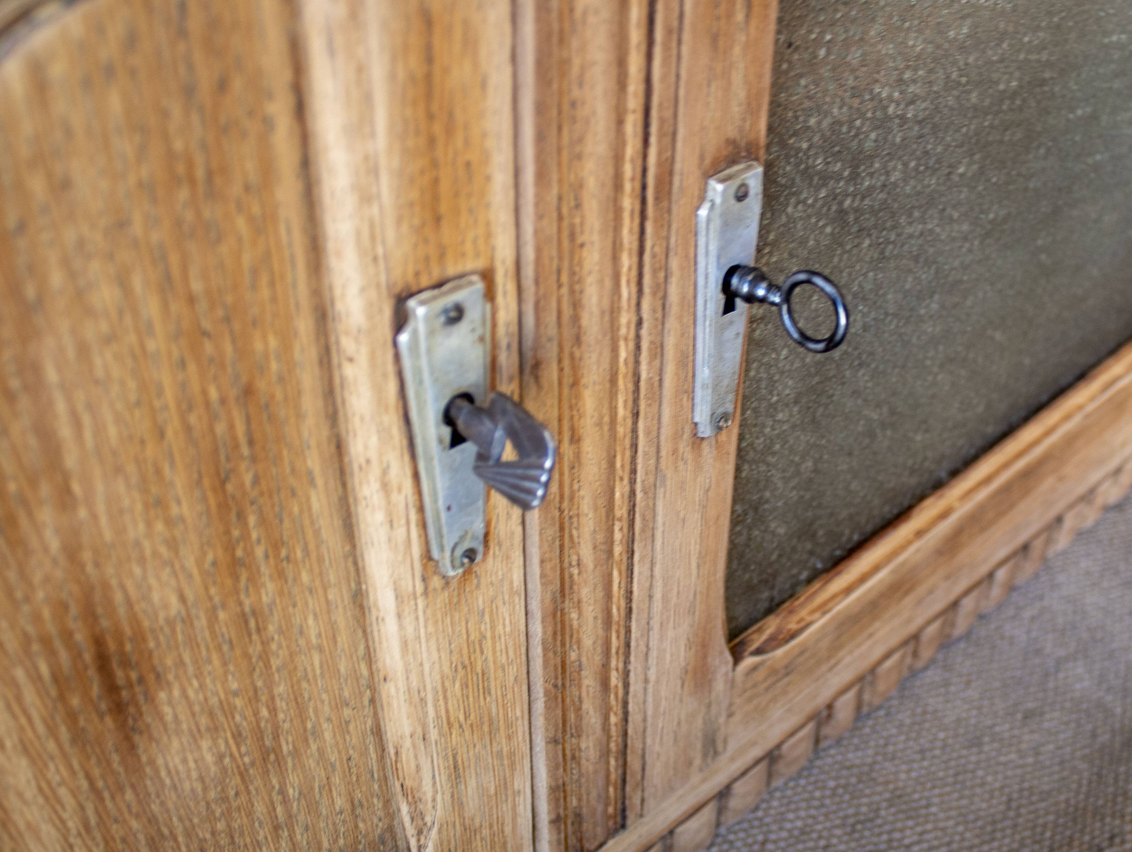buffet sideboard solid oak Art Deco