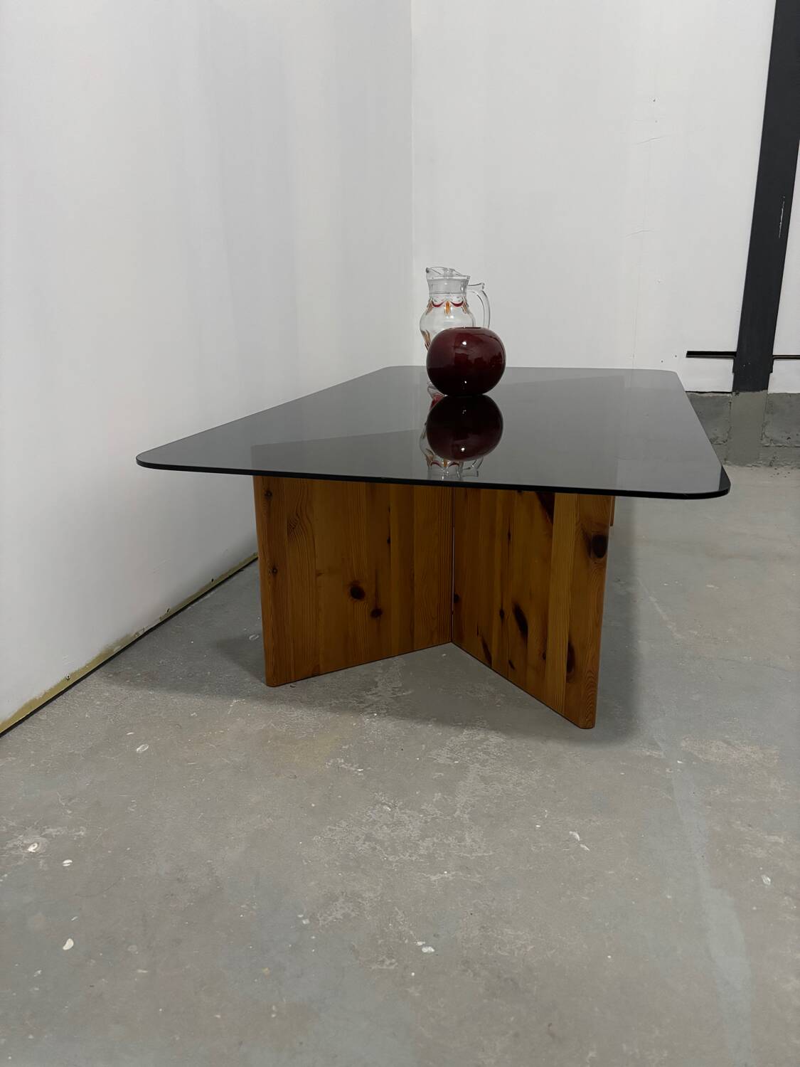 Rectangular coffee table IKEA Sweden model "Lagun" vintage